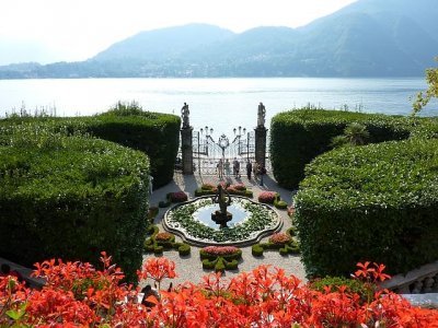25-COM) Comer See mit Lago Maggiore